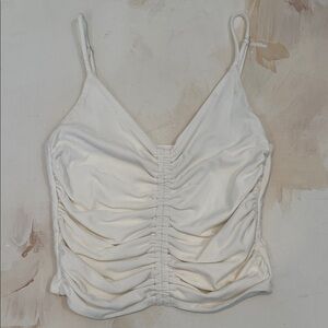 Cream Ruched Camisole